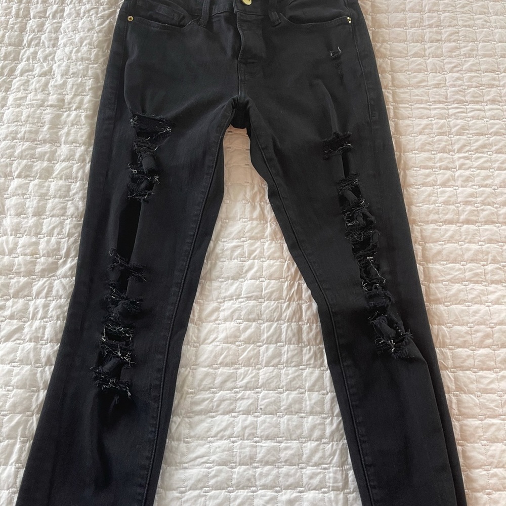 FRAME black jeans.